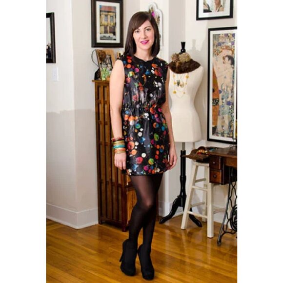 Phillip Lim Black Dress with Bubbles print, size 2. - Picture 11 of 11